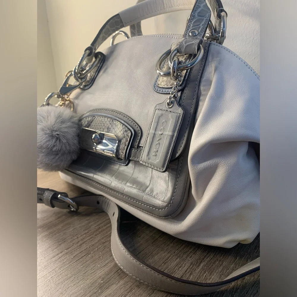 NWOT COACH KRISTIN SPECTATOR LEATHER DOMED SATCHEL - Picture 2 of 8